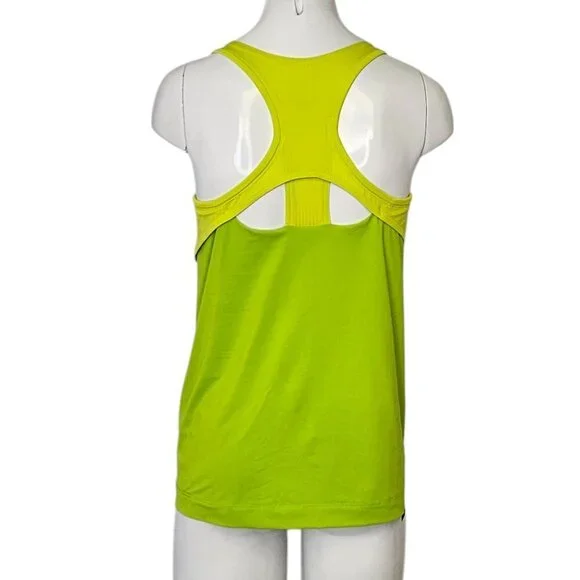 Arc'teryx Womens Cita Sleeveless Athletic Tank Top, Yellow, Green, Size Small - Picture 2 of 9